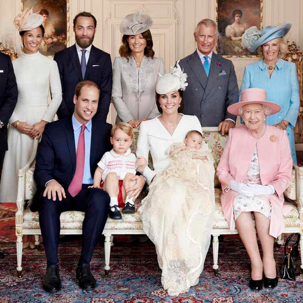 Duchesse de Cambridge, Kate Middleton, Princesse Charlotte, Prince William, Prince George, Reine Elizabeth, Baptême